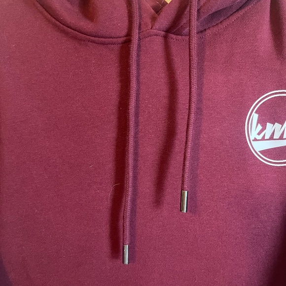 ***RARE*** KMK Dark Maroon Hoodie - Picture 3 of 4